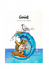 Studio Light Clear Stamps - By Laurens Nr. 455 - Surf Dude