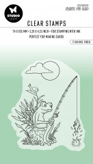 Studio Light Clear Stamps - By Laurens Nr. 458 - Fishing Frog