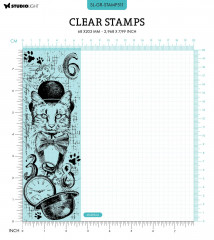Studio Light Clear Stamps - Grunge Collection Nr. 511 - Cat Gentleman