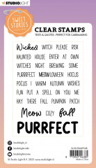 Studio Light Clear Stamps - Sweet Stories Nr. 548 -  Quotes Wicked Witches (EN)