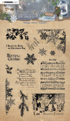 Studio Light Clear Stamps - Vintage Christmas Nr. 546 - Winter Elements