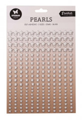 Studio Light Adhesive Pearls - Silver Stars Essentials Nr. 12