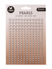 Studio Light Adhesive Pearls - Silver Pearls Essentials Nr. 16