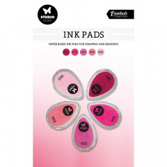 Studio Light Ink Pads - Waterbased Shades of Red Nr. 1
