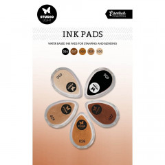 Studio Light Ink Pads - Waterbased Shades of Brown Nr. 6