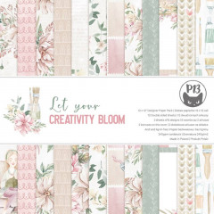 Let your creativity bloom 12x12 Paper Pad