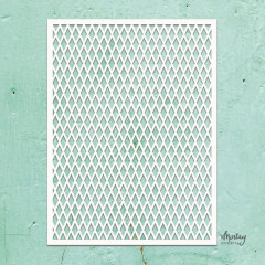 Mintay Kreativa 6x8 Stencil - Diamond Pattern