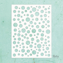 Mintay Kreativa 6x8 Stencil - Bubbles