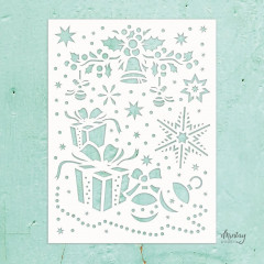 Mintay Kreativa 6x8 Stencil - Christmas Mix