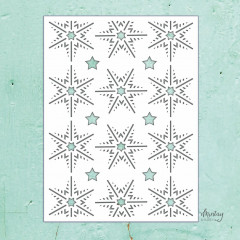 Mintay Kreativa 6x8 Stencil - Snowflakes 2