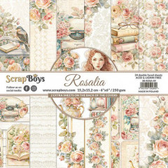 ScrapBoys - 6x6 Paper Pad - Rosalia