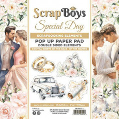 ScrapBoys - 6x6 POP UP Paper Pad - Special Day