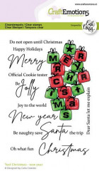 Clear Stamps - Text Christmas - new year by Carla Creaties