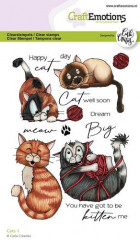 Clear Stamps - Cats 1 by Carla Creaties