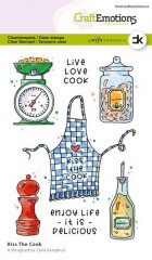Clear Stamps - Kiss The Cook by Carla Kamphuis