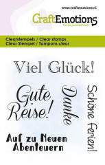 Clear Stamps - Text Gute Reise