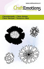 Clear Stamps - Einzelne Blumen 1