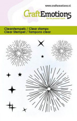 Clear Stamps - Feuerwerk mit Sternen