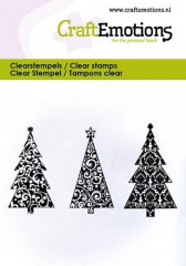 Clear Stamps - 3 Weihnachtsbäume