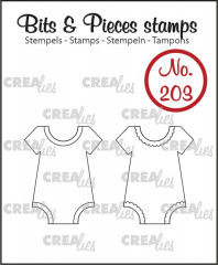 Clear Stamps Bits and Pieces - Nr. 203 - 2x Strampler