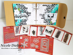 Clear Stamps Text (ENG) - Handlettering merry christmas outline