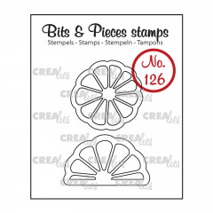Clear Stamps Bits and Pieces - Nr. 126 - Zitrone u. Orangenschei