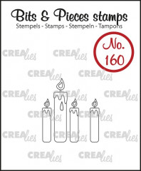 Clear Stamps Bits and Pieces - Nr. 160 - Kerzen (outline)