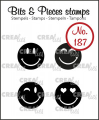 Clear Stamps Bits and Pieces - Nr. 187 - Glückliche Gesichter so