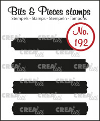 Clear Stamps Bits and Pieces - Nr. 192 - Text Strips set B solid