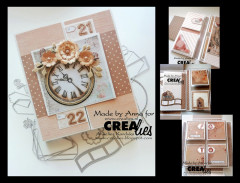 CREAlies Clear Stamps Stampzz - Geum