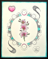 CREAlies Clear Stamps Stampzz - Orchidee