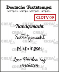 Clear Stamps Text (DE) - Selbstgemacht 09