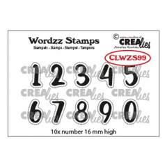 CREAlies Wordzz Clear Stamps - Zahlen