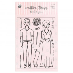 Clear Stamps - Bride and Groom