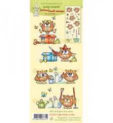 LeCrea Kombi Clear Stamps - Eulen Owlies