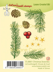 LeCrea Kombi Clear Stamps - Christmas Branches