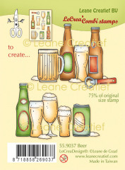 LeCrea Kombi Clear Stamps - Bier