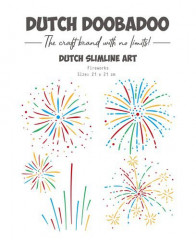 Dutch Mask Slimline Art - Feuerwerk