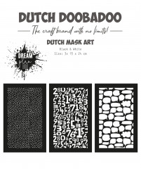 Dutch Mask Art - A5 Black & White Dream Plan Do Planner Set