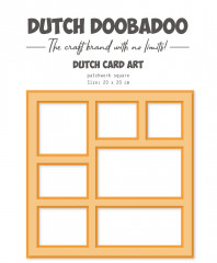 Dutch Card Art - Patchwork quadratisch