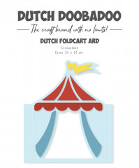Dutch Foldcard Art - Zirkuszelt