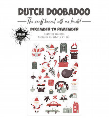 Dutch Doobadoo - Die-Cuts - December to Remember