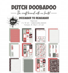 Dutch Doobadoo - A4 Paper Kit - December to remember
