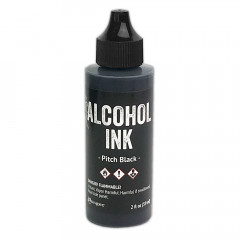 Alcohol Ink - Pitch Black (Großflasche)
