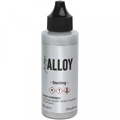 Alcohol Ink Alloy - Sterling (Großflasche)