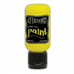 Flip Cap Bottle Dylusions Paint - Lemon Zest