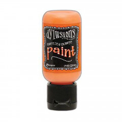 Flip Cap Bottle Dylusions Paint - Squeezed Orange
