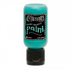 Flip Cap Bottle Dylusions Paint - Vibrant Turquoise