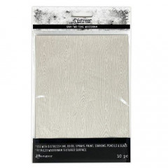 Distress Woodgrain Cardstock (5x7inch) - Light Gray