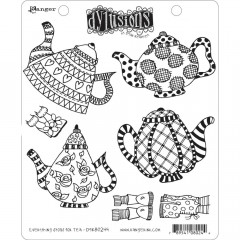 Dylusions Cling Stamps - Everything Stops for Tea